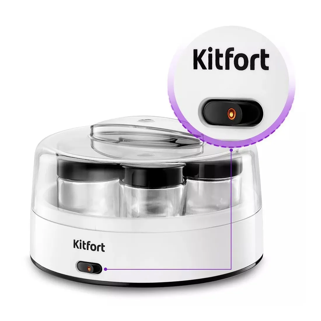 Йогуртница Kitfort КТ-6097 — изображение 2