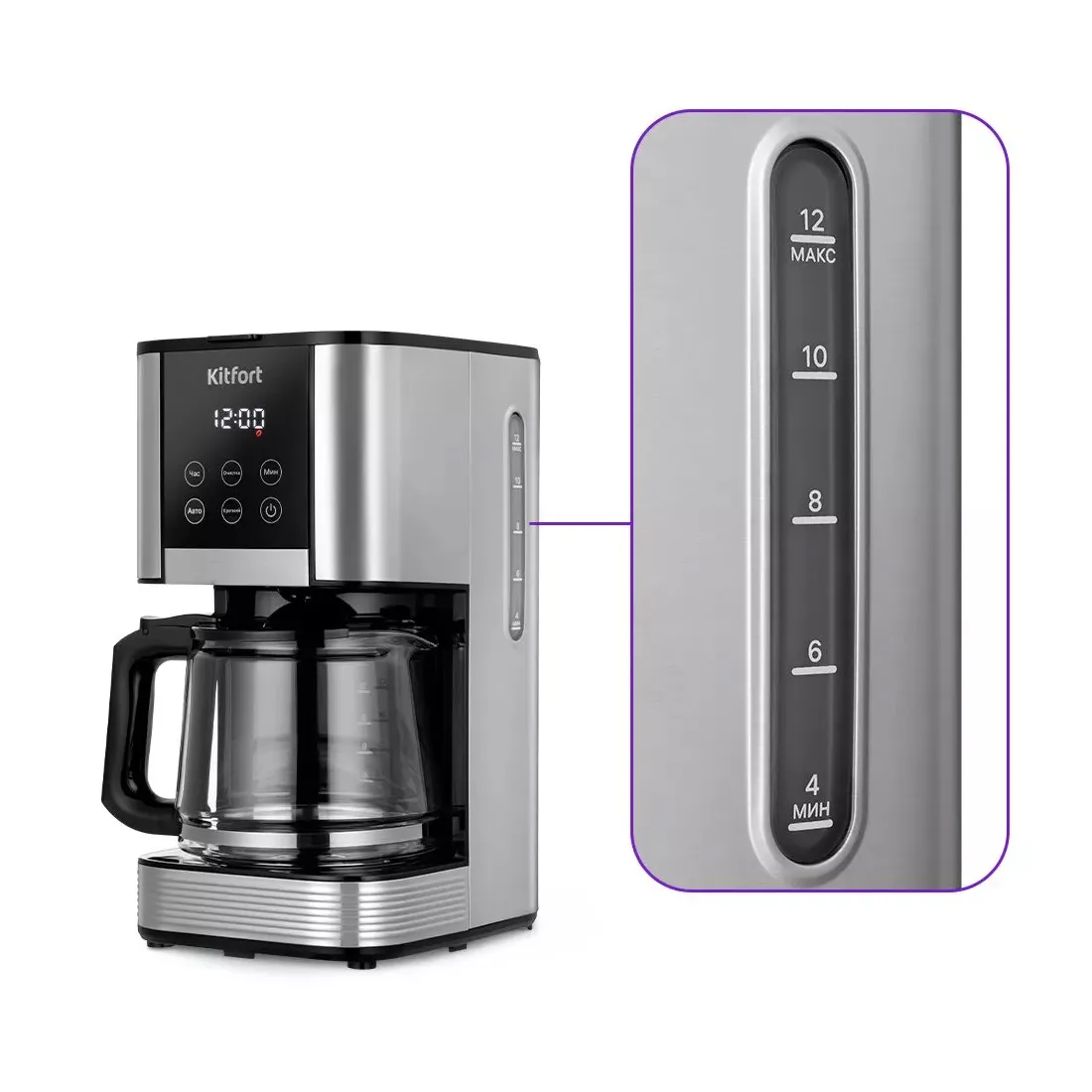 Кофеварка капельная Kitfort КТ-7222 — изображение 3