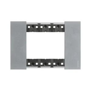 Рамка декоративная Bticino KA4803NW Living Now 3 модуля Луна
