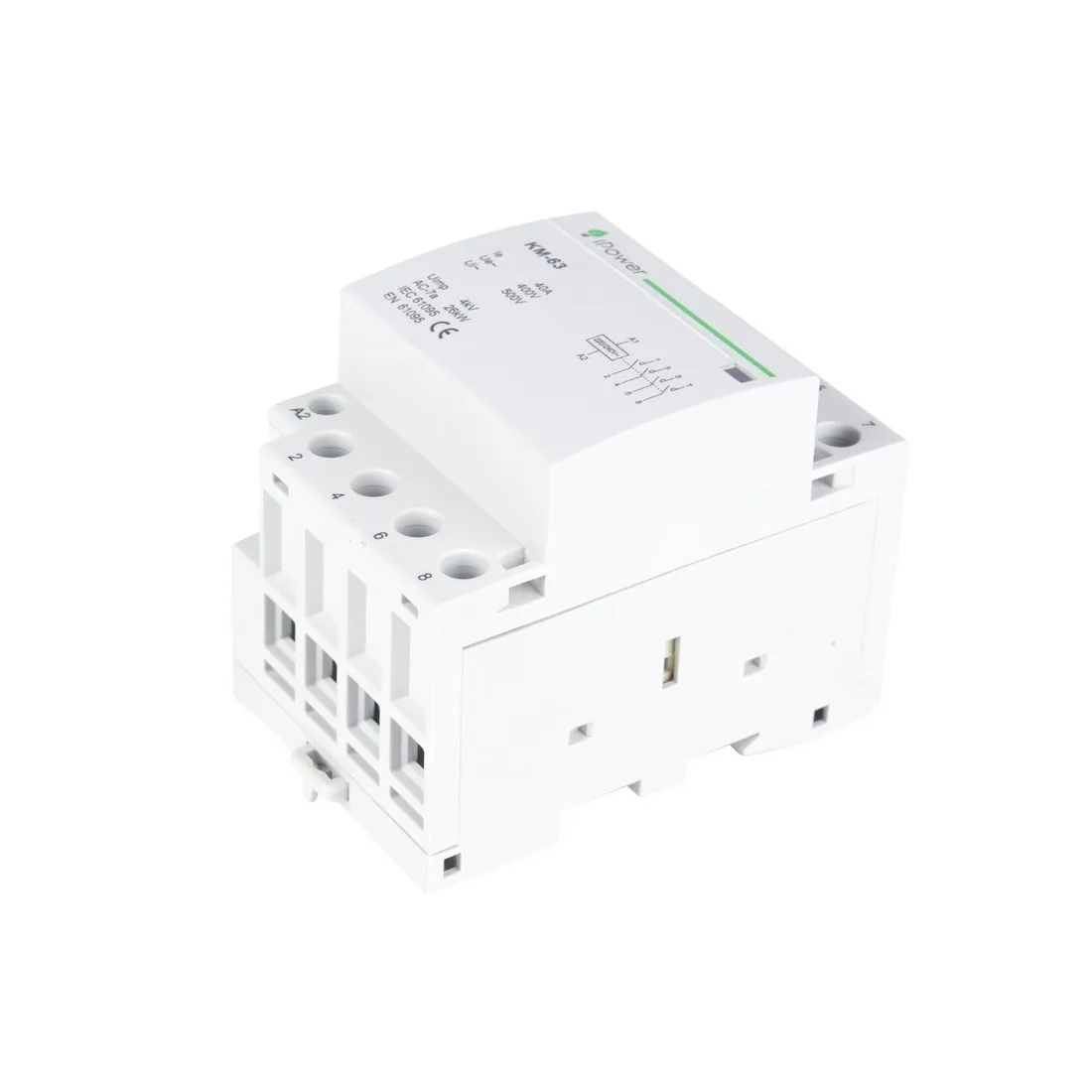 Контактор модульный iPower КМ-63 4Р 25А — изображение 2