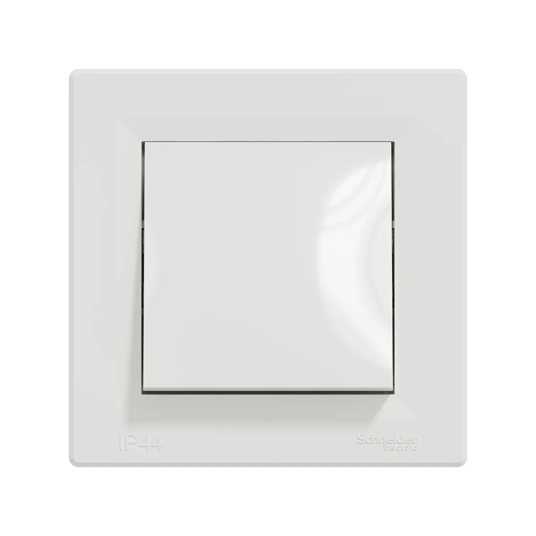 Выключатель одноклавишный SE EPH0100221 Asfora 10AX IP44 в сборе быстрозажим. клеммы белый — изображение 2