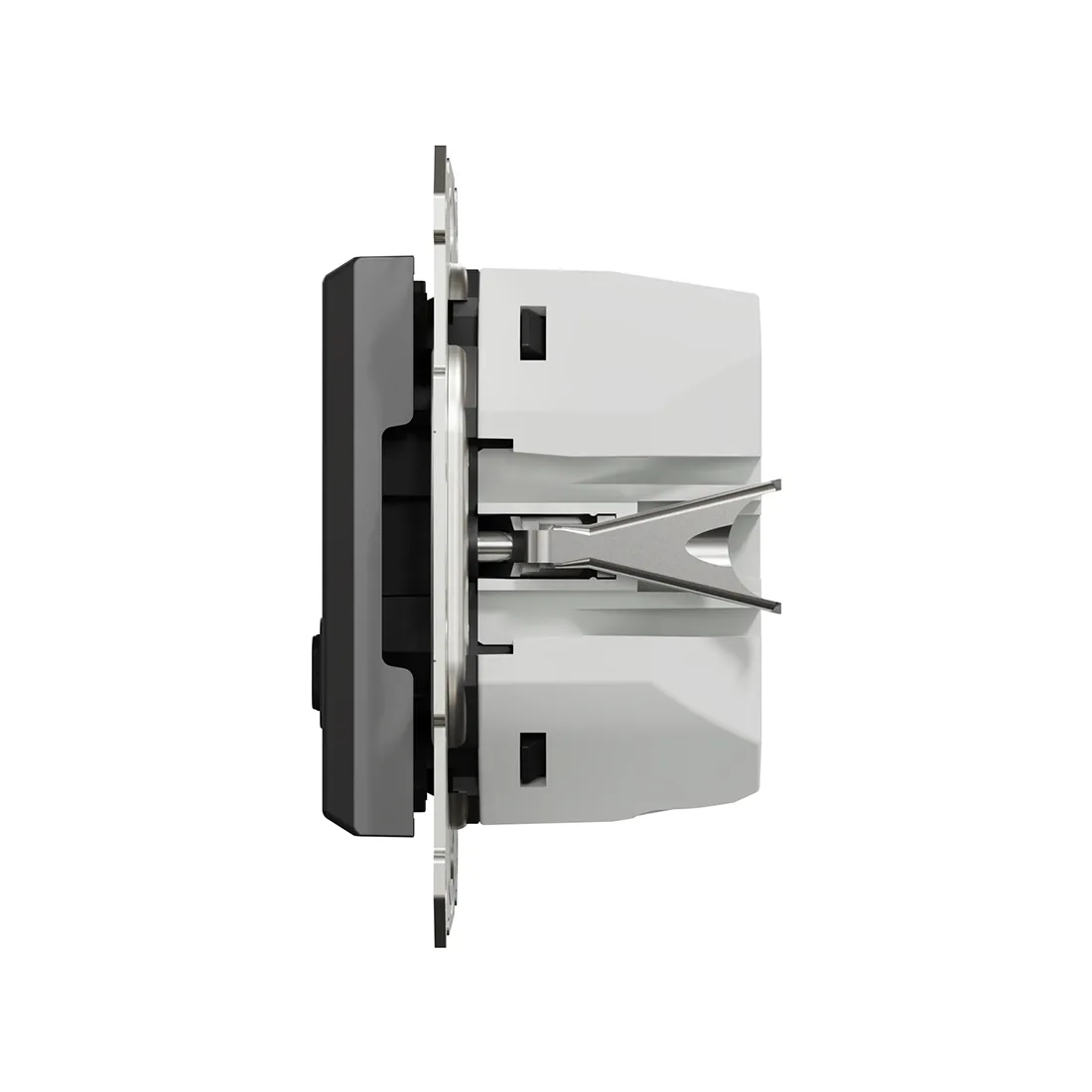 Розетка USB SE EPH2700471 Asfora A+С механизм антрацит — изображение 2