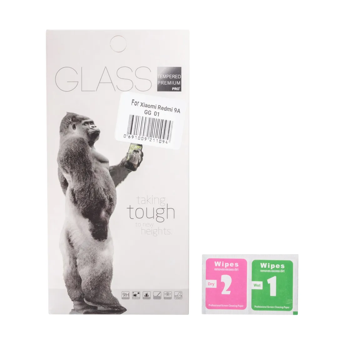 Защитное стекло GG01 для Xiaomi Redmi 9A 2.5D Half — изображение 2