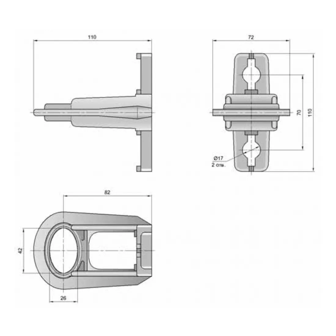 Кронштейн А-Оптик АО-CA 1500 — изображение 3