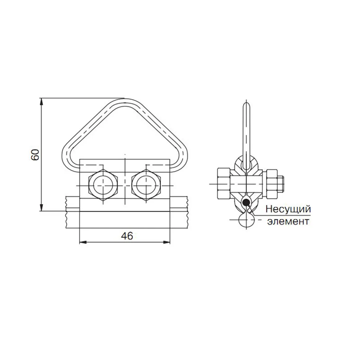Промежуточный зажим А-Оптик АО-ZP-8-2 — изображение 3