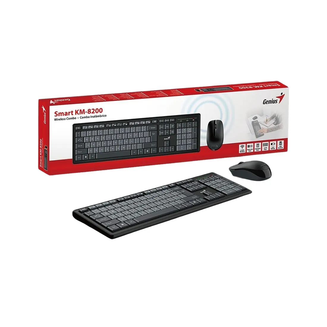 Комплект Клавиатура + Мышь Genius Smart KM-8200 — изображение 3