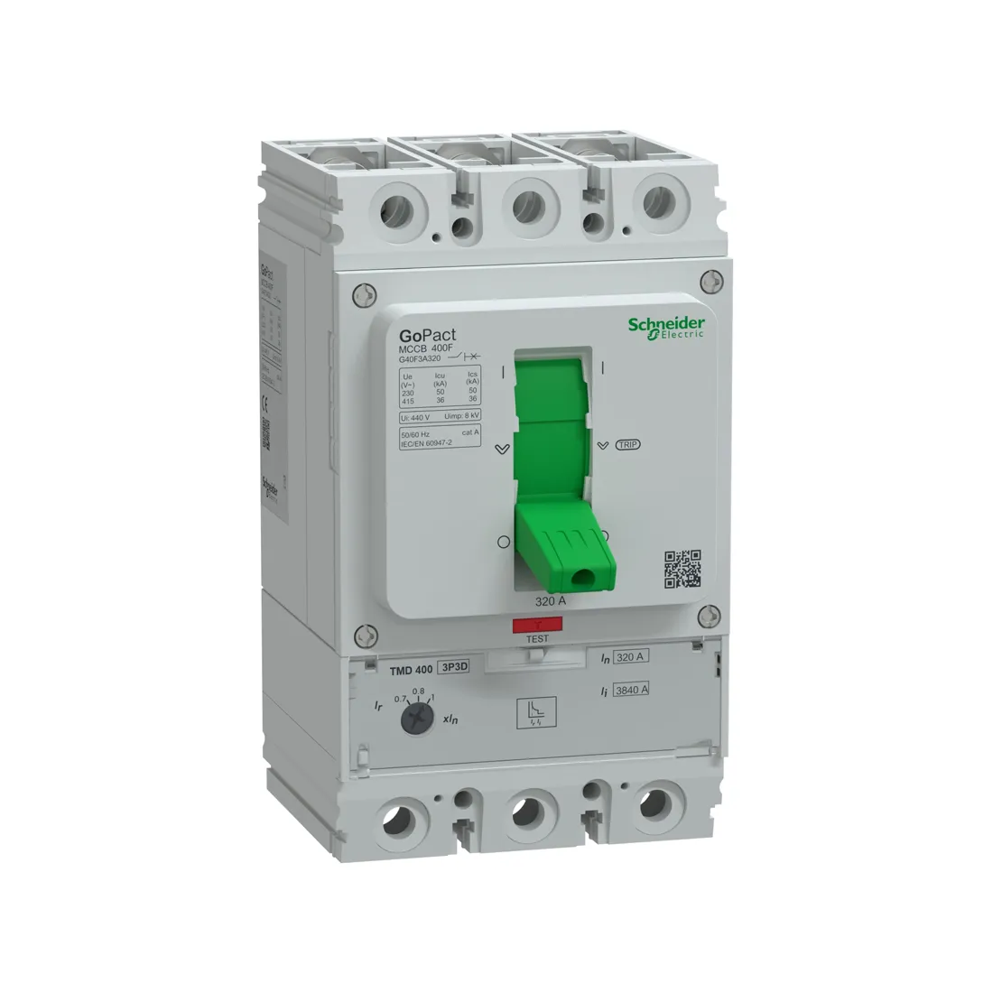 Автоматический выключатель SE G40F3A320 GoPacT 3P 320A 36кА