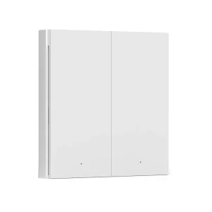 Настенный беспроводной выключатель двухклавишный Aqara Wireless Remote Switch H1(Double Rocker)