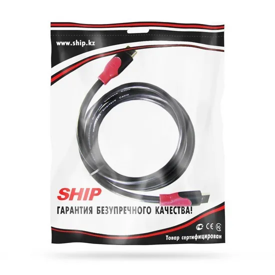 Интерфейсный кабель HDMI-HDMI SHIP SH6016-1.5P 30В Пол. пакет — изображение 2