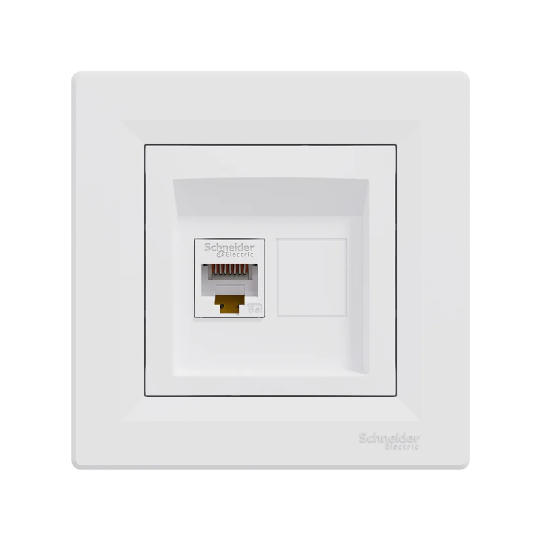 Розетка компьютерная SE EPH4300121 Asfora RJ45 кат. 5e в сборе белый — изображение 2