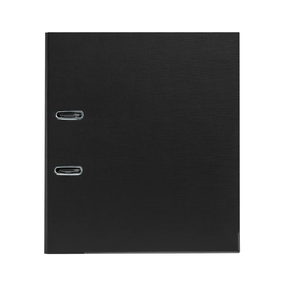 Папка-регистратор Deluxe с арочным механизмом, Office 3-BK19 (3" BLACK), А4, 70 мм, чёрный — изображение 2