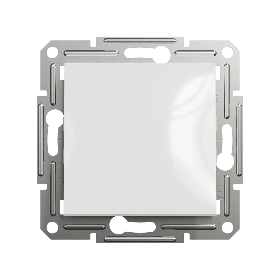 Выключатель одноклавишный SE EPH0570121 Asfora перекрестный механизм белый — изображение 2