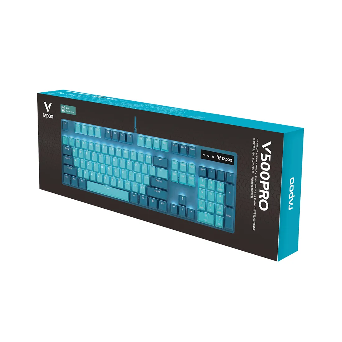 Клавиатура Rapoo V500PRO Cyan Blue — изображение 3