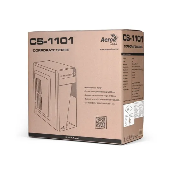 Компьютерный корпус Aerocool CS-1101 без Б/П — изображение 3