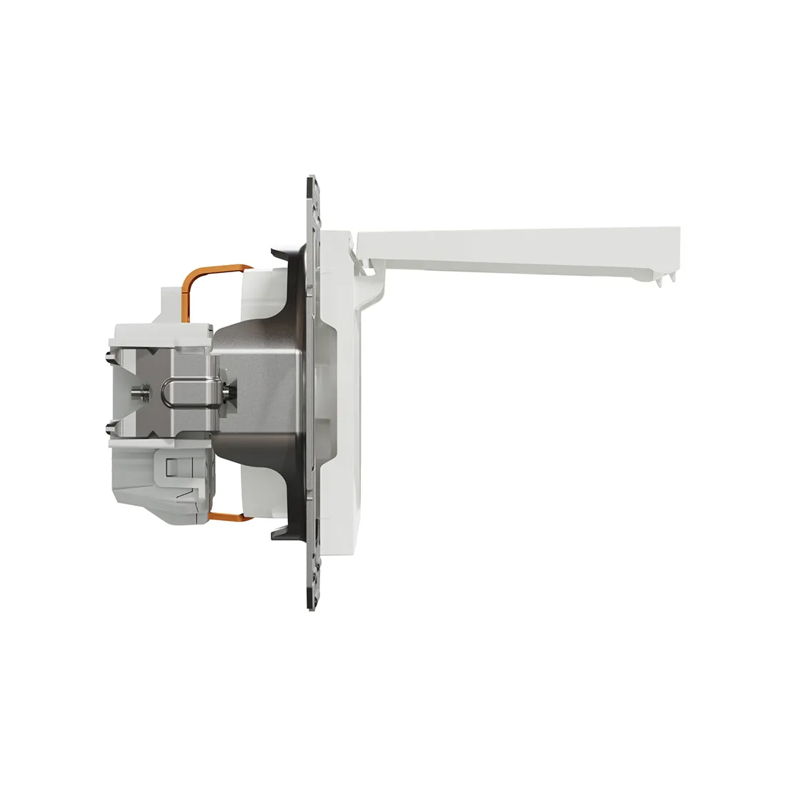 Розетка с заземлением SE EPH3170121 Asfora 16А с крышкой механизм винт. клеммы белый — изображение 3