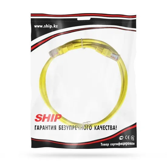 Патч Корд SHIP Cat.5e UTP LSZH RJ-45 1 м S3025YL0100-P — изображение 2