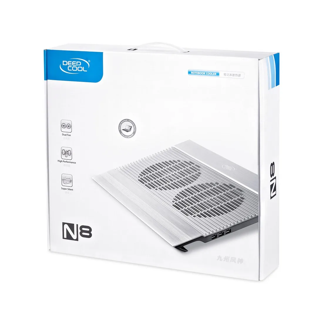 Охлаждающая подставка для ноутбука Deepcool N8 17" — изображение 3