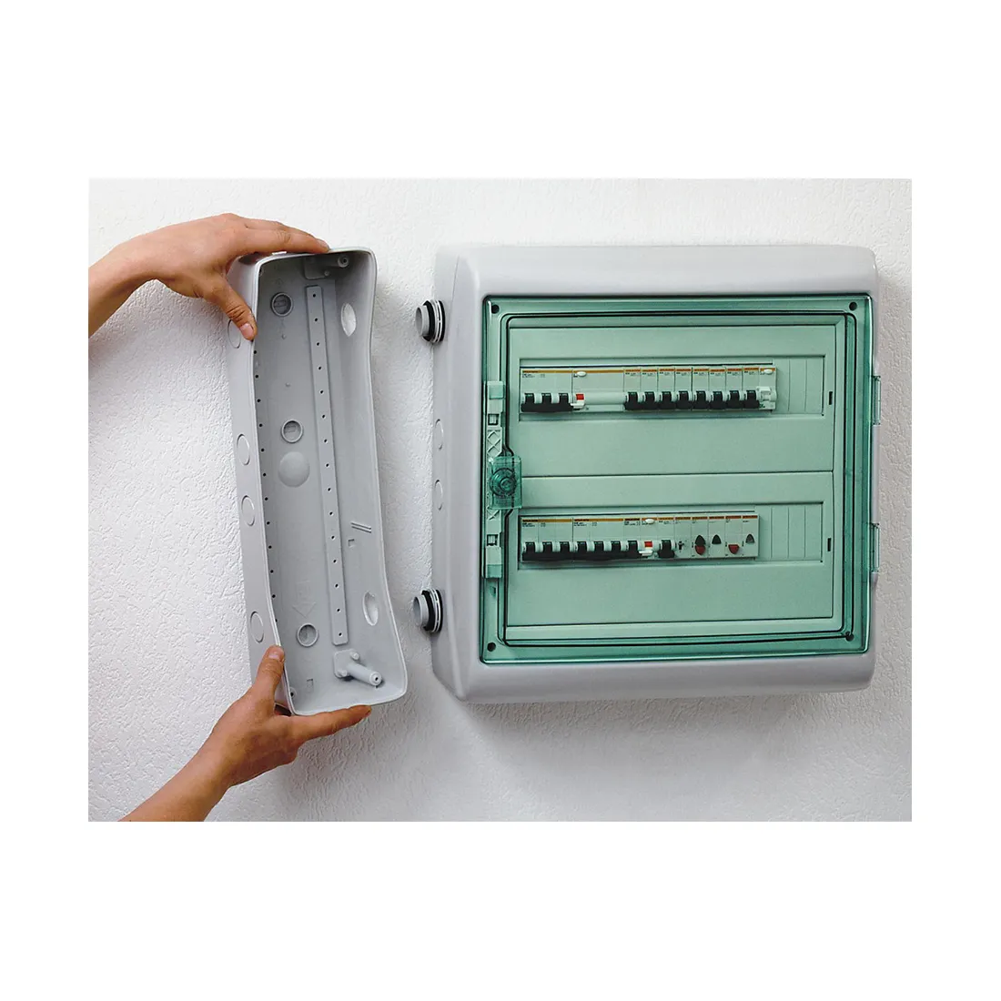 Пылевлагозащищенный щит SE Kaedra 2x18 модули IP65 — изображение 3