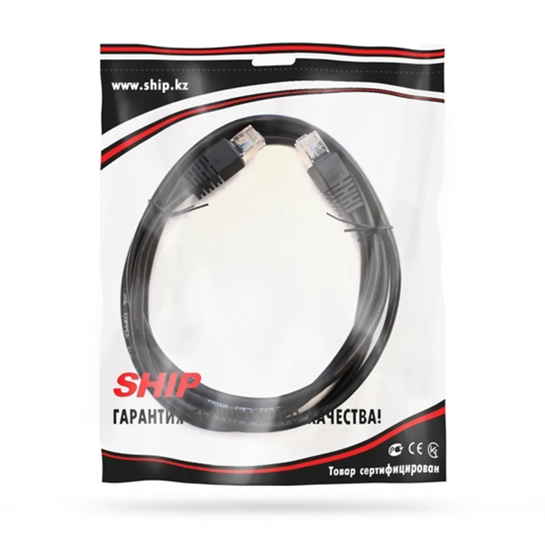 Патч Корд SHIP Cat.5e FTP LSZH RJ-45 1 м S4025BK0100-P — изображение 2