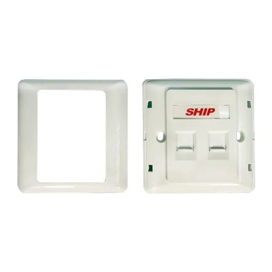 Лицевая панель телекоммуникационная Под 2 модуля SHIP A160-2 — изображение 2