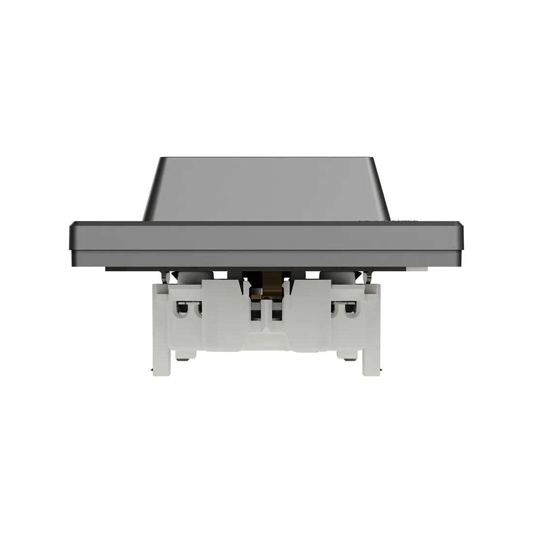 Розетка двойная SE EPH9900171 Asfora с заземлением в сборе вин.клеммы антрацит — изображение 3