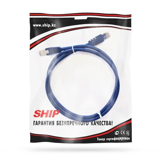 Патч Корд SHIP Cat.6 FTP LSZH RJ-45 1 м S7025BL0100-P — изображение 2