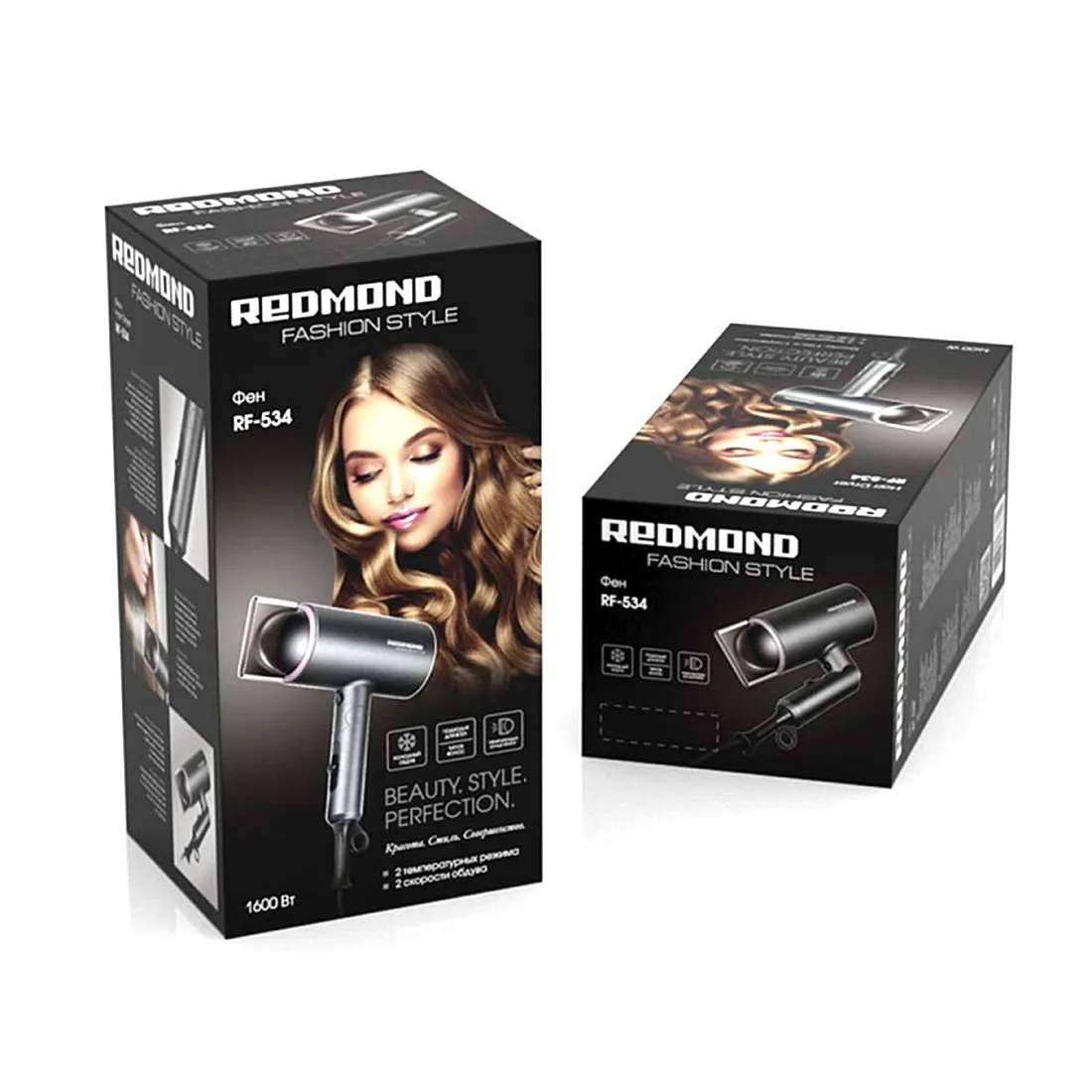 Фен Redmond RF-534 Серый/розовый — изображение 3