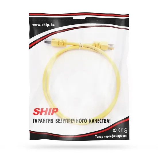 Патч Корд SHIP Cat.5e FTP LSZH RJ-45 1.5 м S4025YL0150-P — изображение 2