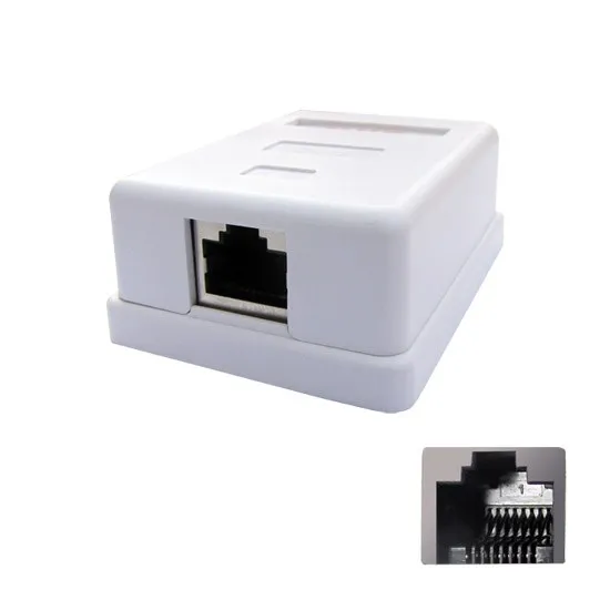 Розетка Настенная телекоммуникационная 1 Модуль SHIP A185-1 — изображение 2