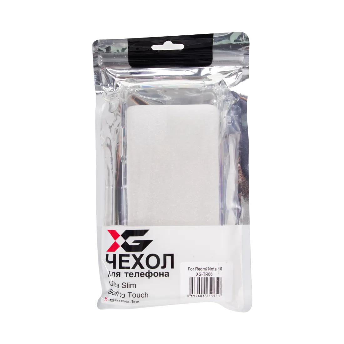 Чехол для телефона XG XG-TR06 для Redmi Note 10 Прозрачный с Бортами — изображение 3
