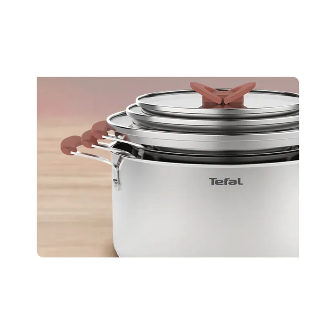 Набор посуды Tefal Opti'space SS G720SD74 13 предметов — изображение 3