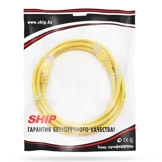 Патч Корд SHIP Cat.6 UTP LSZH RJ-45 2 м S6025YL0200-P — изображение 2