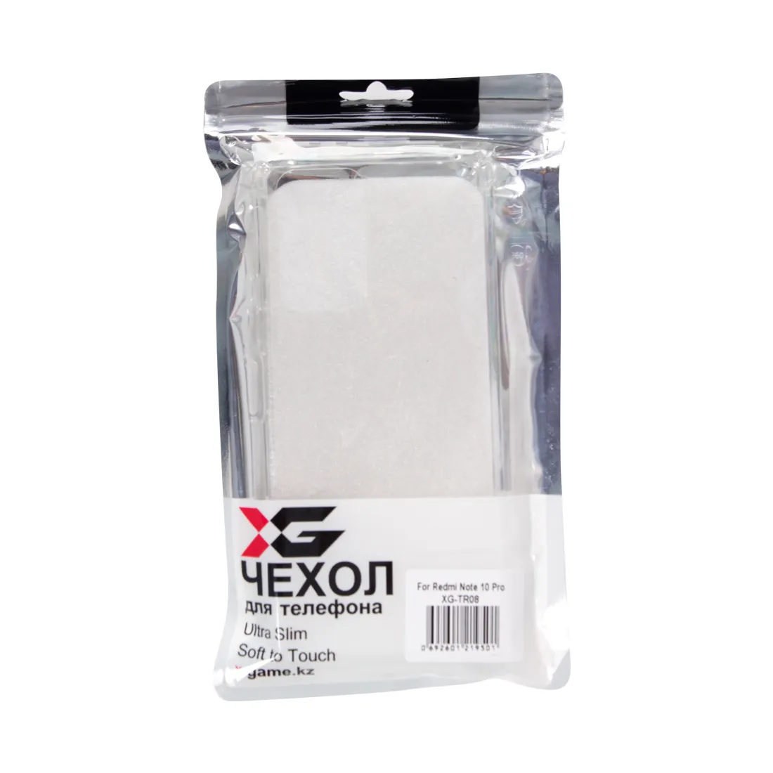 Чехол для телефона XG XG-TR08 для Redmi Note 10 Pro Прозрачный с Бортами — изображение 3
