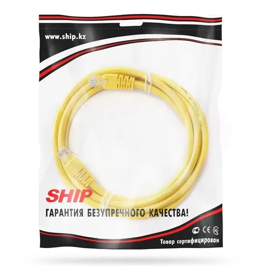 Патч Корд SHIP Cat.6 UTP RJ-45 3 м S6025YL0300-P — изображение 2