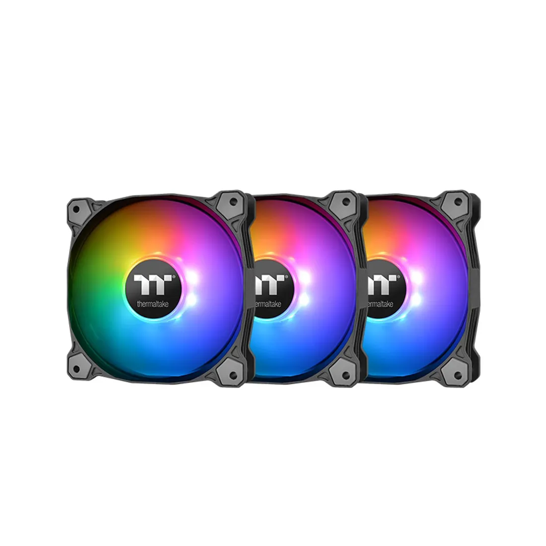 Кулер для компьютерного корпуса Thermaltake Pure Plus 12 RGB TT Premium Edition (3-Fan Pack) — изображение 2