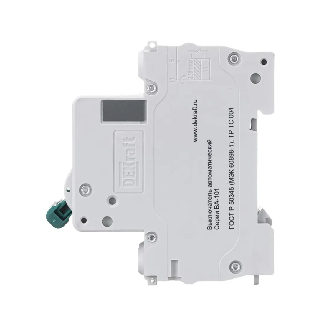 Автоматический выключатель DEKraft 11071DEK ВА101 2Р C 50A 4,5кА — изображение 3