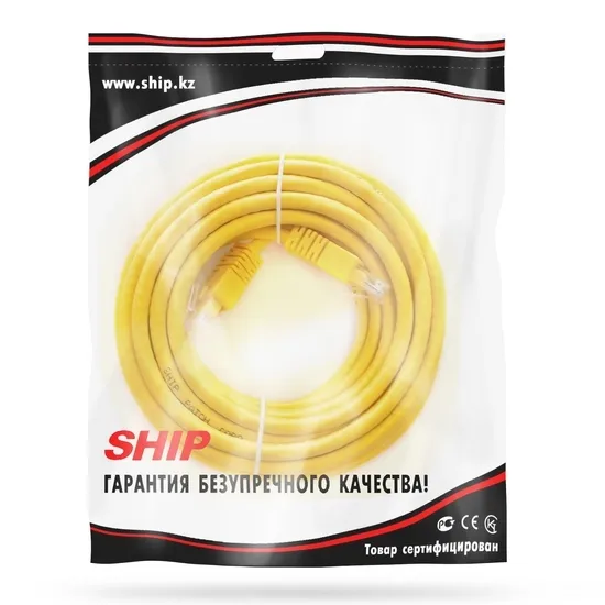 Патч Корд SHIP Cat.6 UTP LSZH RJ-45 7.5 м S6025YL0750-P — изображение 2