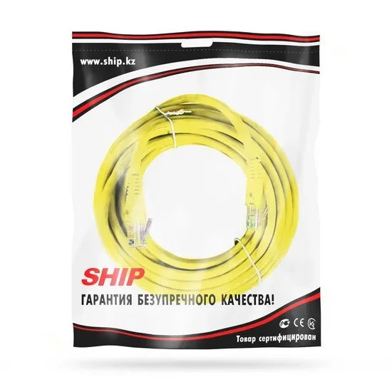 Патч Корд SHIP Cat.5e UTP LSZH RJ-45 10 м S3025YL1000-P — изображение 2