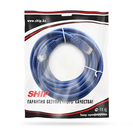 Патч Корд SHIP Cat.6 UTP LSZH RJ-45 10 м S6025BL1000-P — изображение 2