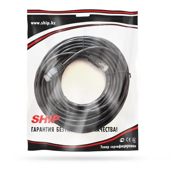Патч Корд SHIP Cat.6 UTP LSZH RJ-45 20 м S6025BK2000-P — изображение 2