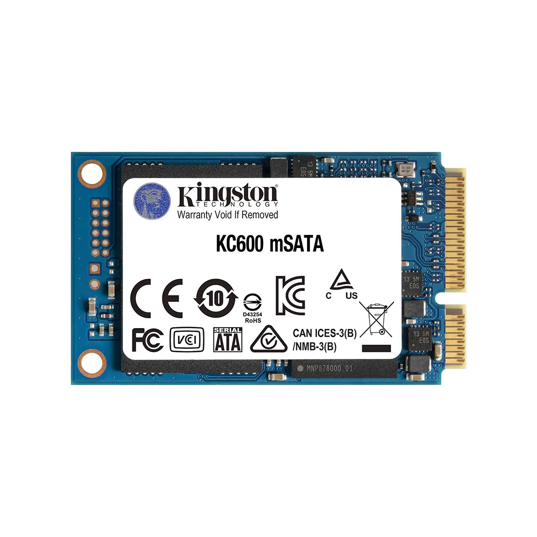 Твердотельный накопитель SSD Kingston SKC600MS/512G mSATA — изображение 2