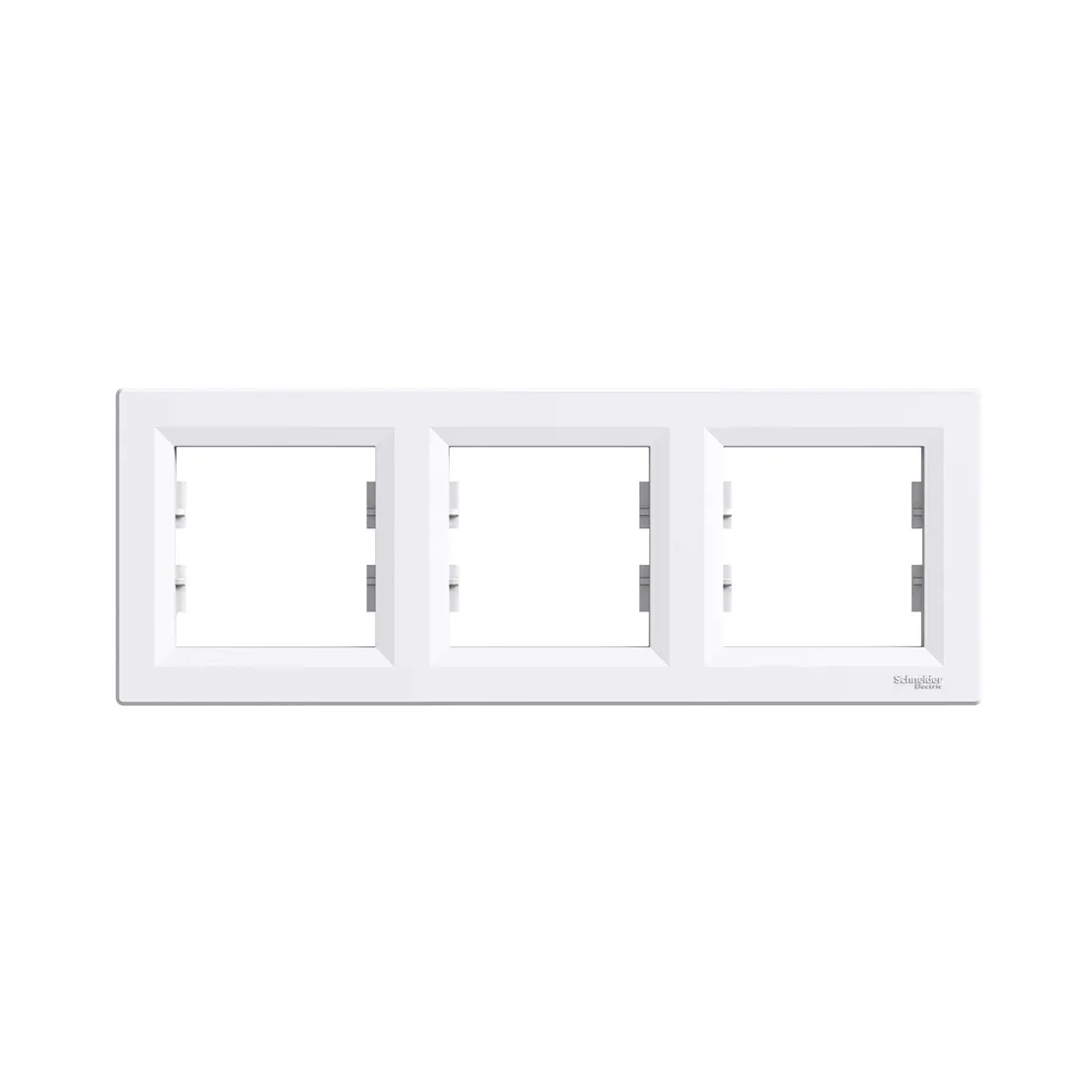 Рамка горизонтальная SE EPH5800321 Asfora 3 постовая белый