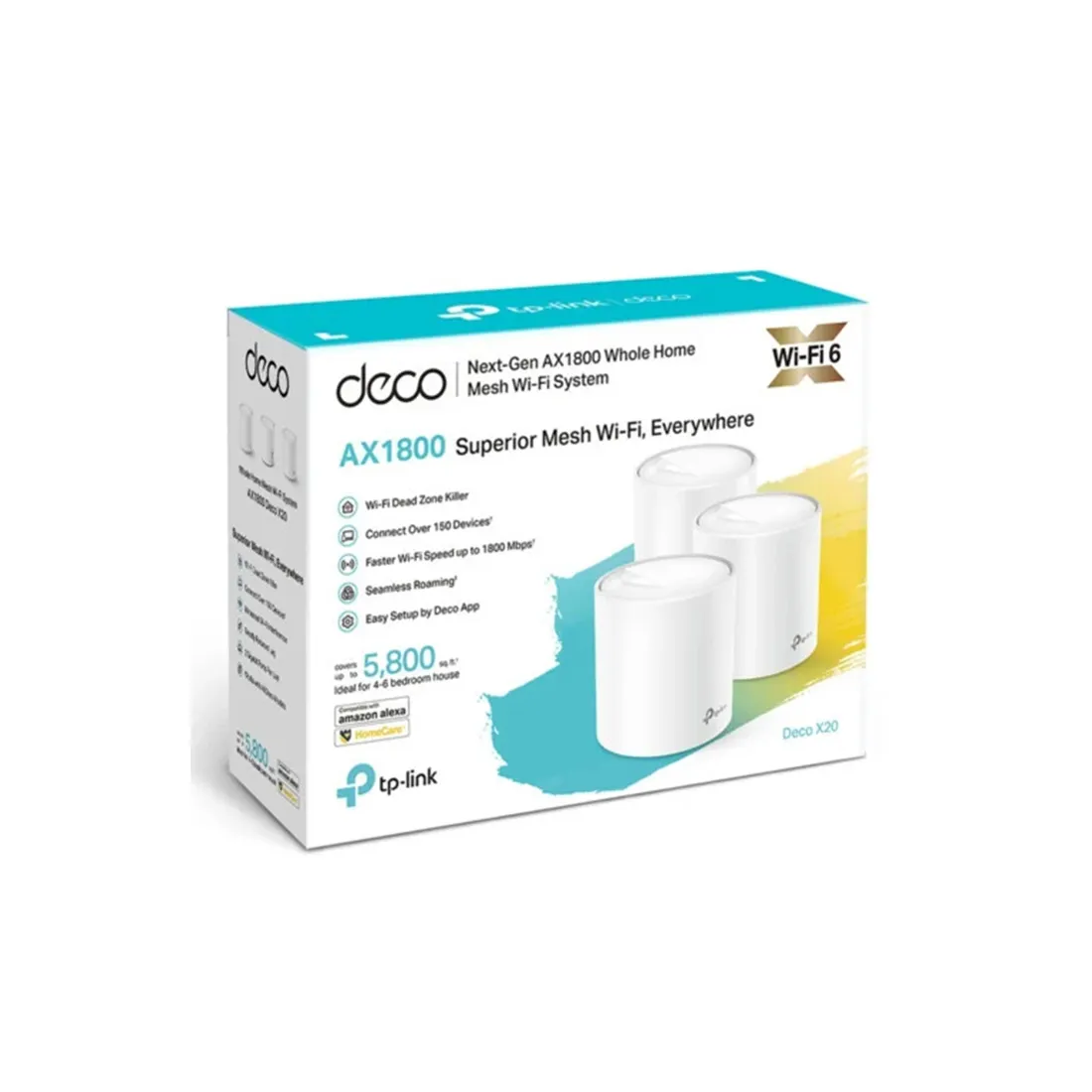 Беспроводная MESH-система Wi-Fi TP-Link Deco X20(3-pack) — изображение 3