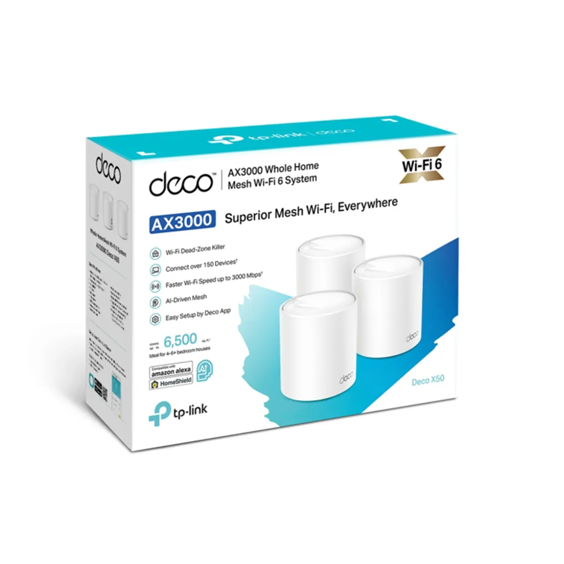 Беспроводная MESH-система Wi-Fi TP-Link Deco X50(3-pack) — изображение 3