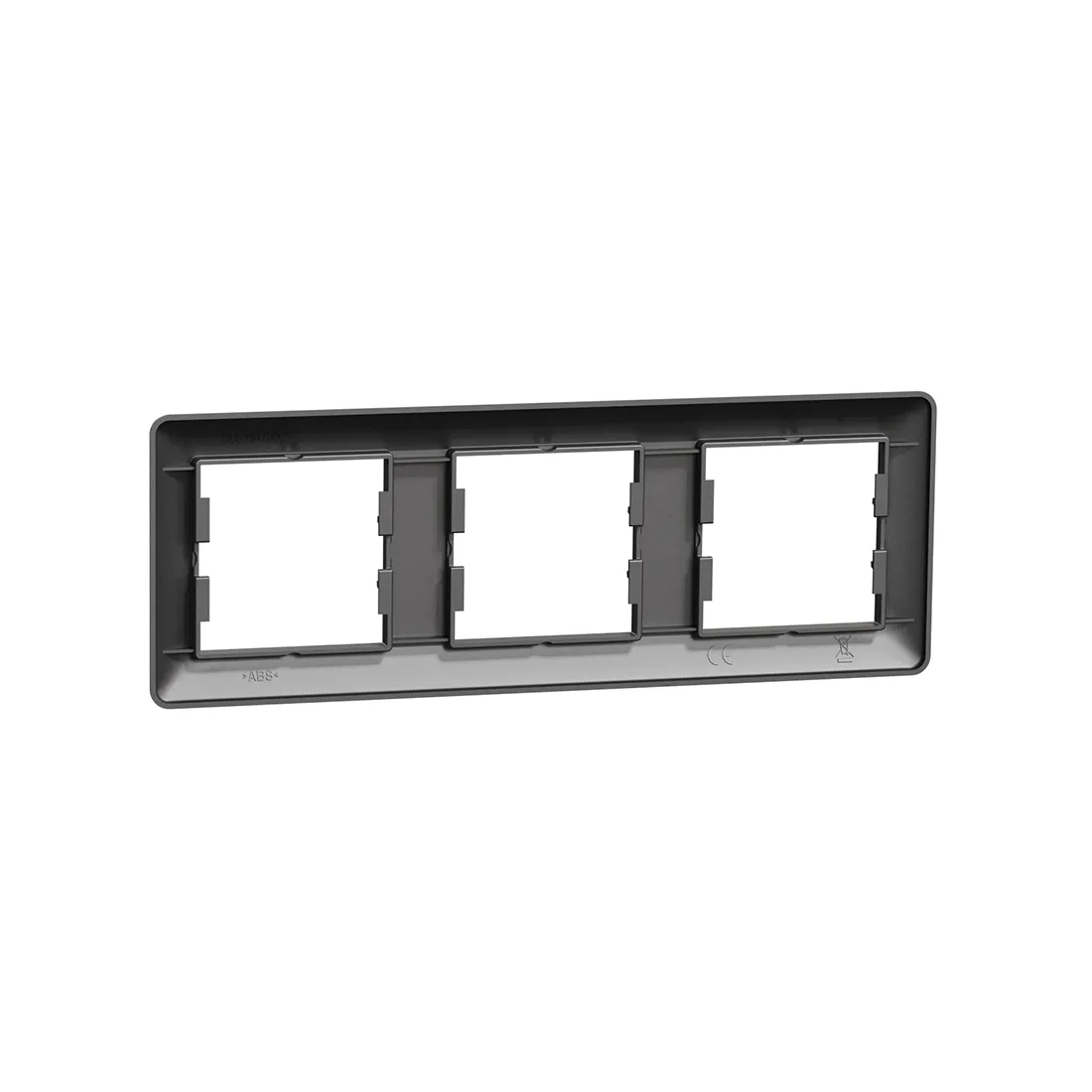 Рамка горизонтальная SE EPH5805371 Asfora EM 3 постовая антрацит — изображение 2
