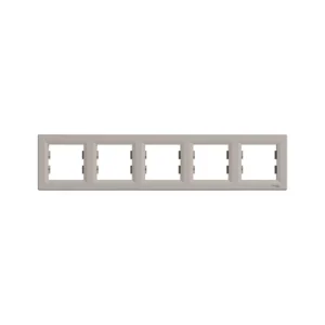 Рамка горизонтальная SE EPH5800569 Asfora 5 постовая бронза