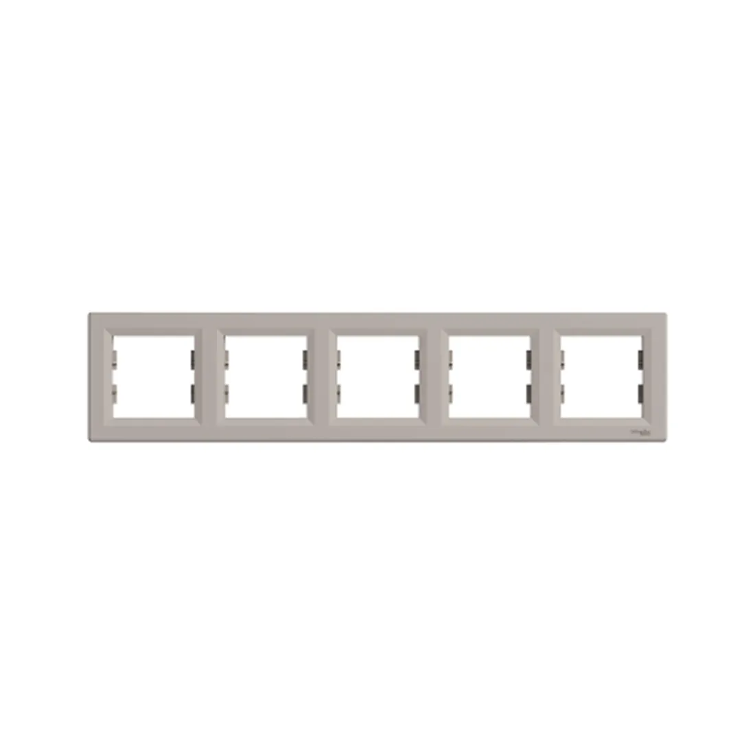 Рамка горизонтальная SE EPH5800569 Asfora 5 постовая бронза