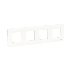 Рамка SE NU200818 Unica Studio 4 постовая белый