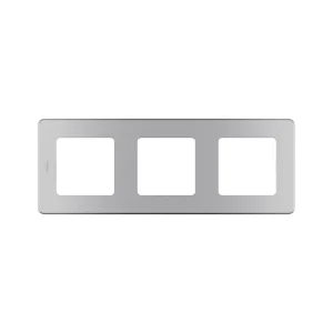 Рамка декоративная универсальная Legrand 673952 Inspiria 3 поста алюминий