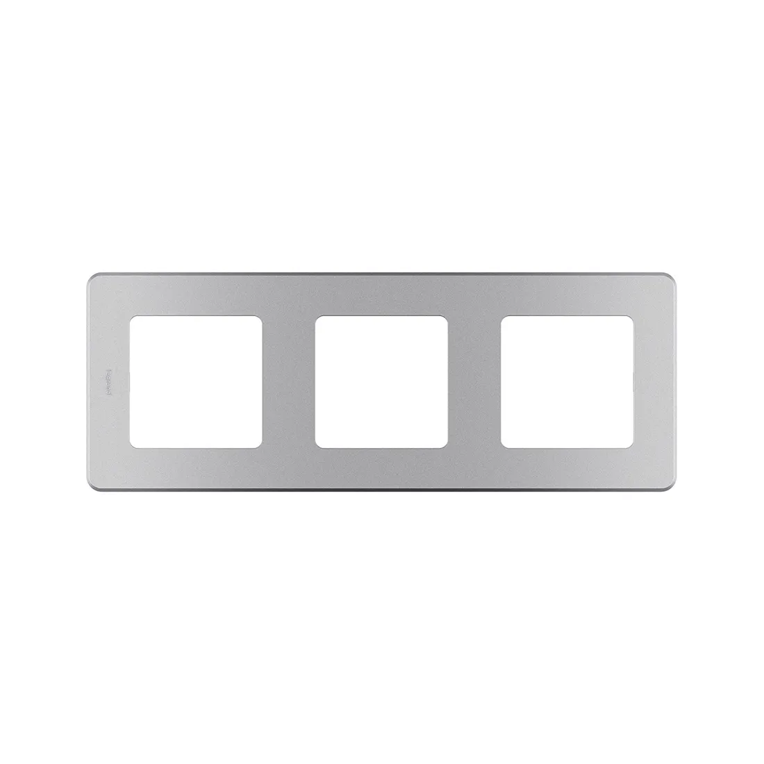 Рамка декоративная универсальная Legrand 673952 Inspiria 3 поста алюминий